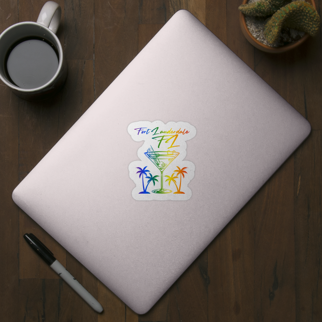 Fort Lauderdale, FL Rainbow Design by WarFX Designs